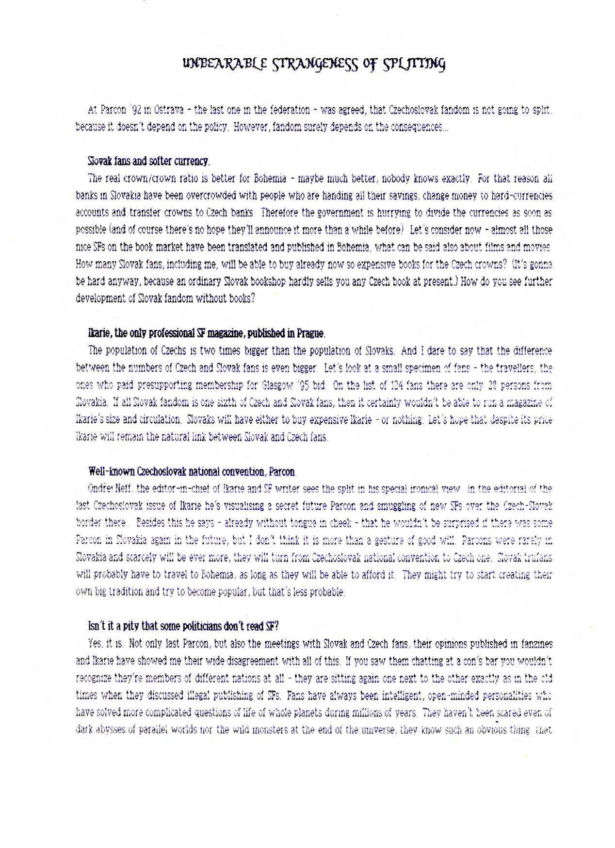 First page of the printed version (Tomáš Fülöpp)